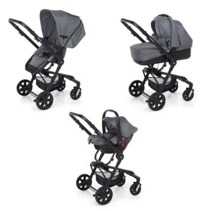 Trio Sistema Combinato Up3 I-Size Titanio - Foppapedretti