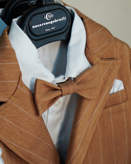 Completo Neonato Elegante Senape- Nazareno Gabrielli